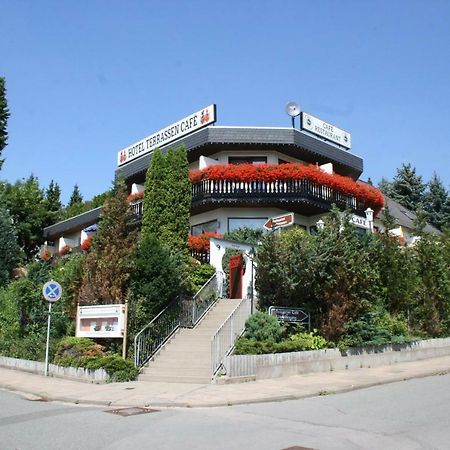 Themen Hotel Terrassen Cafe Bad Münder am Deister Buitenkant foto