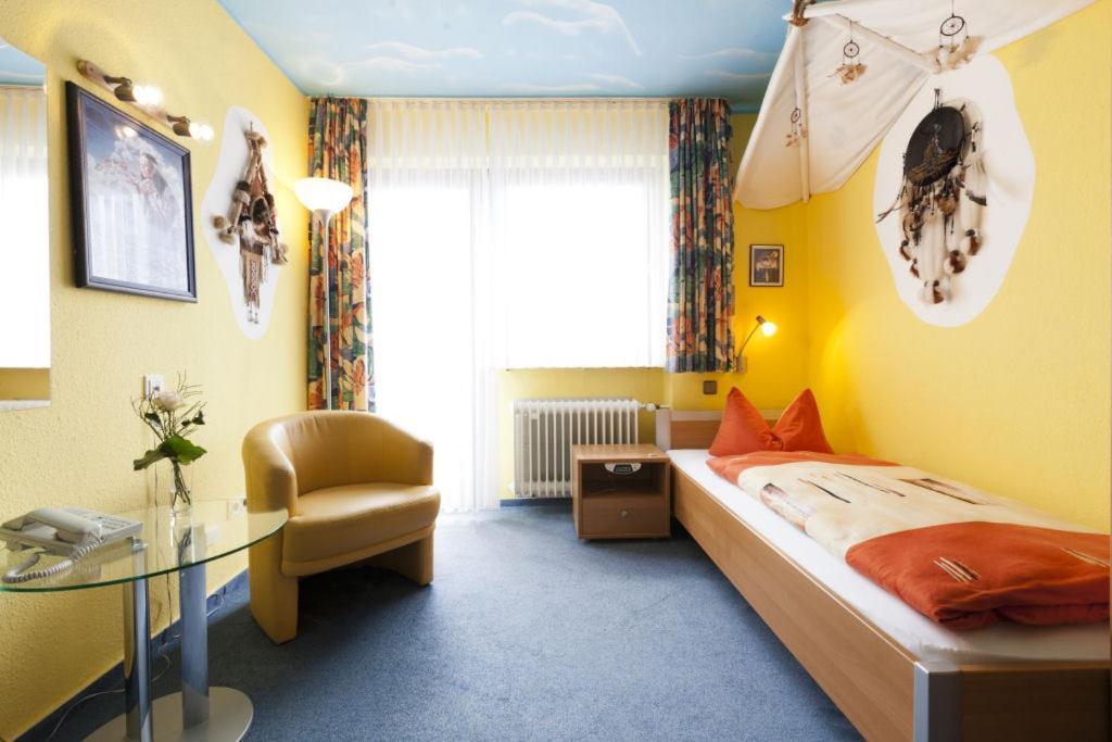 Themen Hotel Terrassen Cafe Bad Münder am Deister Buitenkant foto