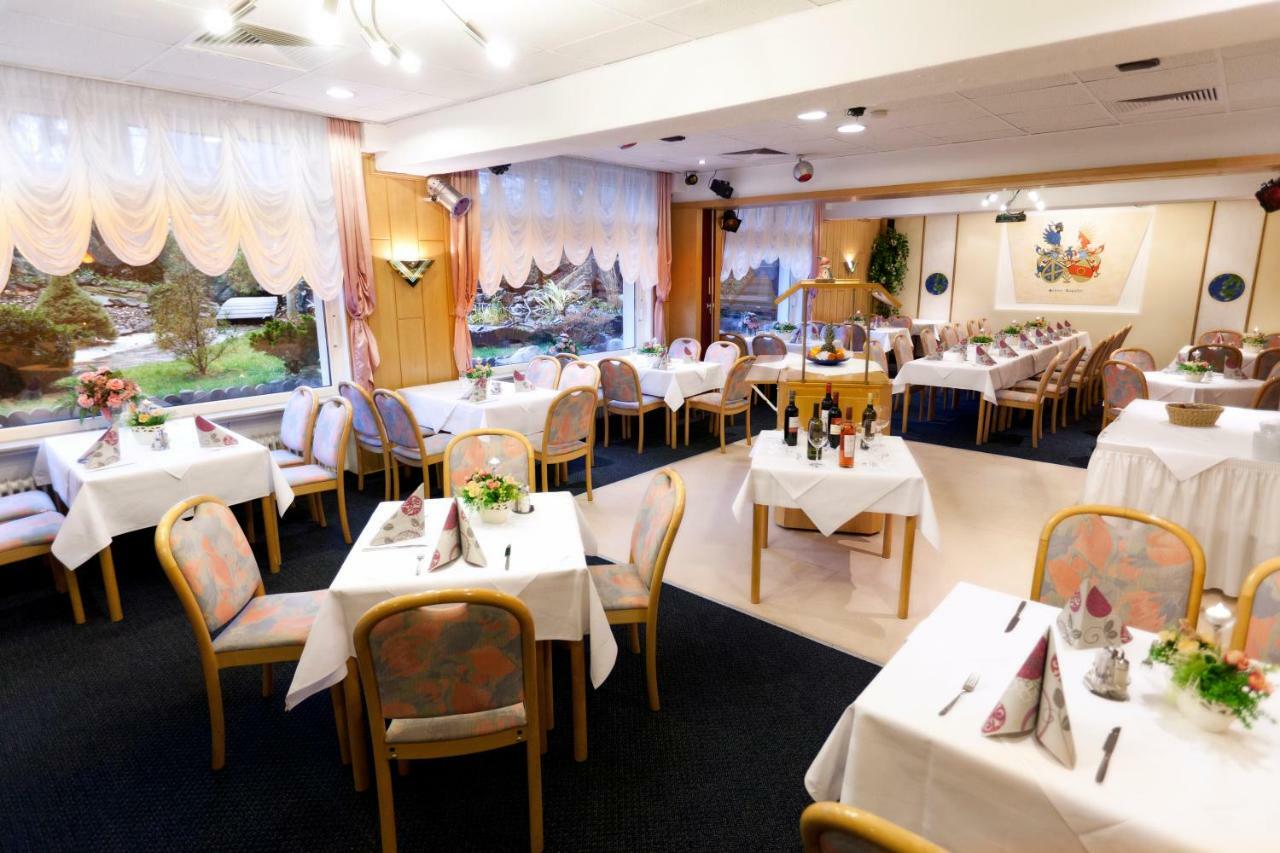 Themen Hotel Terrassen Cafe Bad Münder am Deister Buitenkant foto