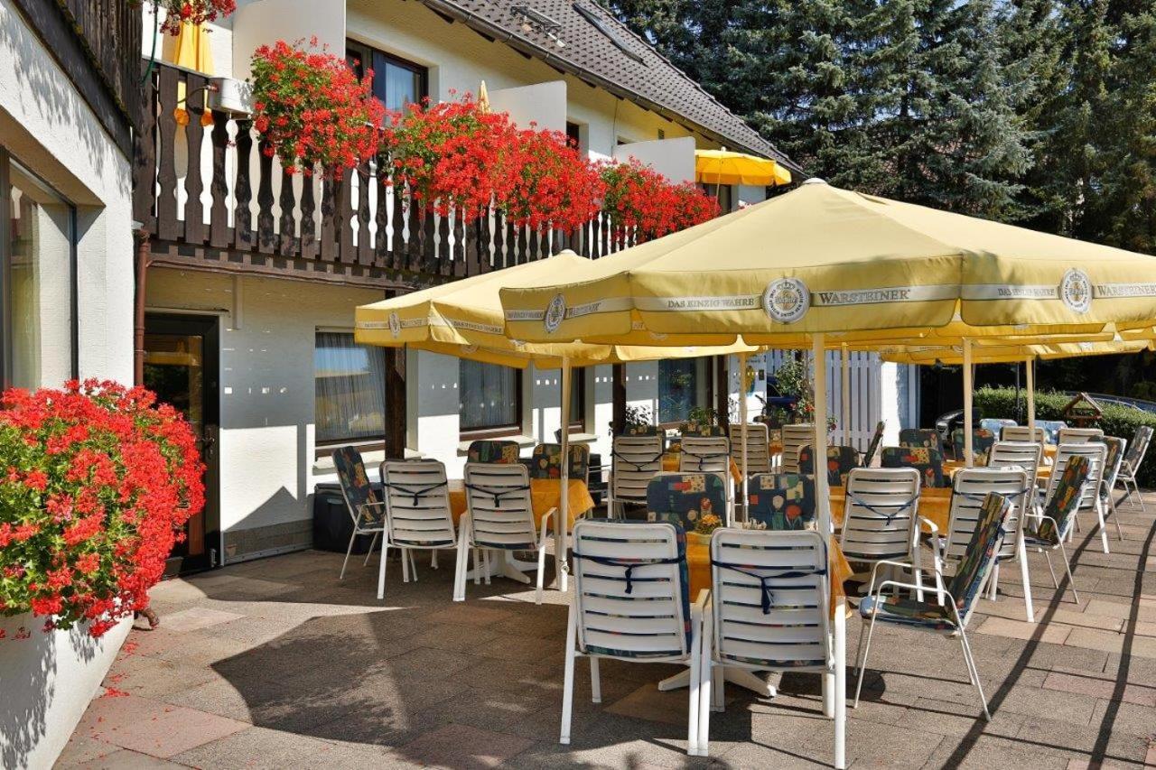 Themen Hotel Terrassen Cafe Bad Münder am Deister Buitenkant foto